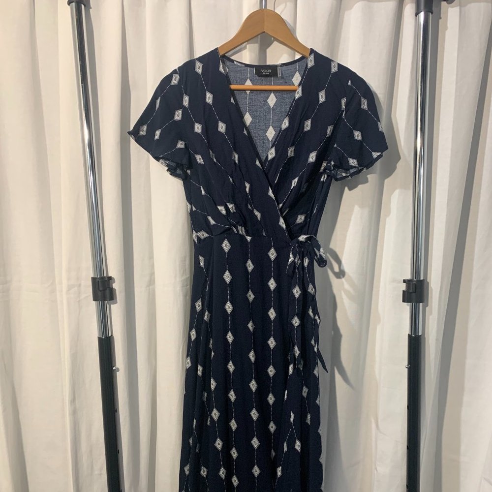 New Dress From Vici - Blue and white style pattern